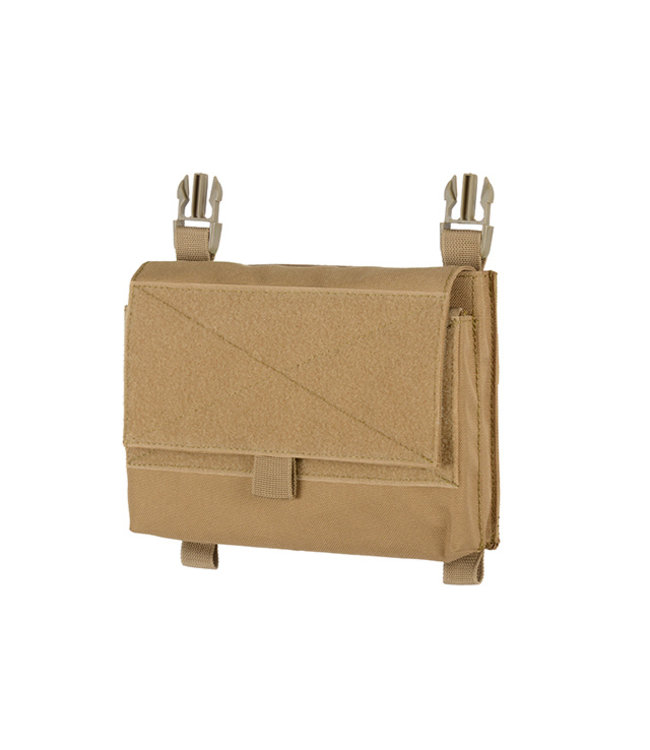 Front panel buckle up with kangaroo Pouch for Modular Plate Carrier - Tan