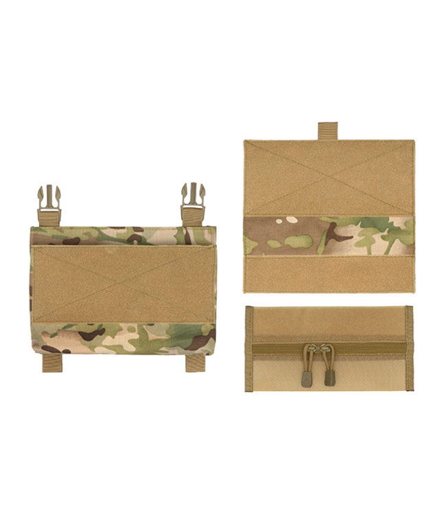 Front panel buckle up met kangaroo Pouch voor Modular Plate Carrier - Multicam