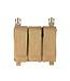 8Fields Front panel met Hybrid 5.56/M4 buckle up pouch voor Modular Plate Carrier - Tan
