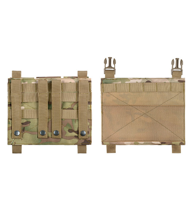 Front panel met Hybrid 5.56/M4 buckle up pouch voor Modular Plate Carrier - Multicam