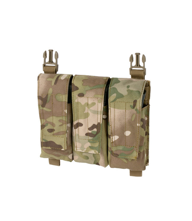 Front panel met Hybrid 5.56/M4 buckle up pouch voor Modular Plate Carrier - Multicam