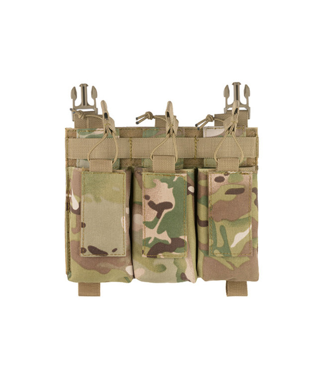 Front panel met Hybrid 5.56/M4 buckle up pouch voor Modular Plate Carrier - Multicam