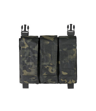 8Fields Front panel met Hybrid 5.56/M4 buckle up pouch voor Modular Plate Carrier - Multicam black