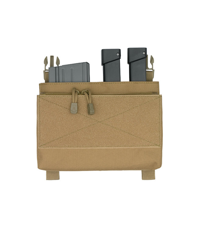 Kangaroo pouch Double pistol Magazine insert - Black