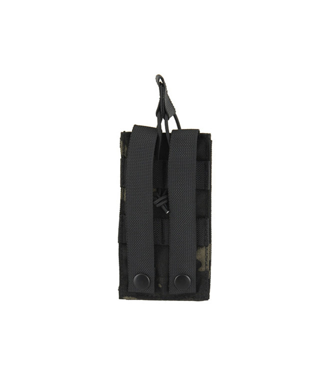 Open top Single magazine pouch voor 5.56 - Multicam black