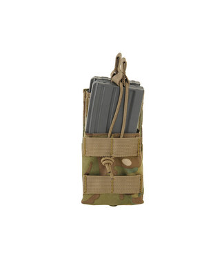 8Fields Open top Single stack magazine pouch voor 5.56 - Multicam