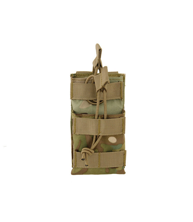 Open top Single stack magazine pouch voor 5.56 - Multicam