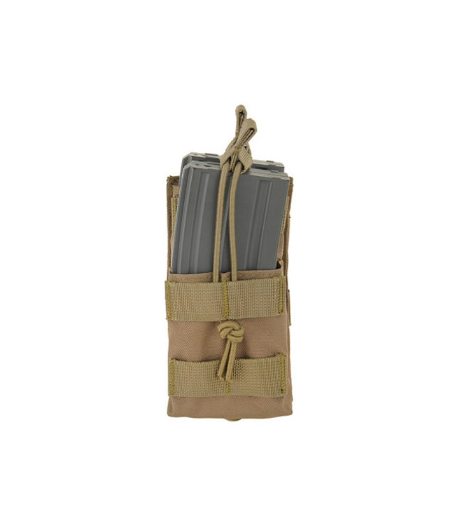 Open top Single stack magazine pouch voor 5.56 - Tan