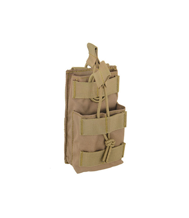Open top Single stack magazine pouch voor 5.56 - Tan
