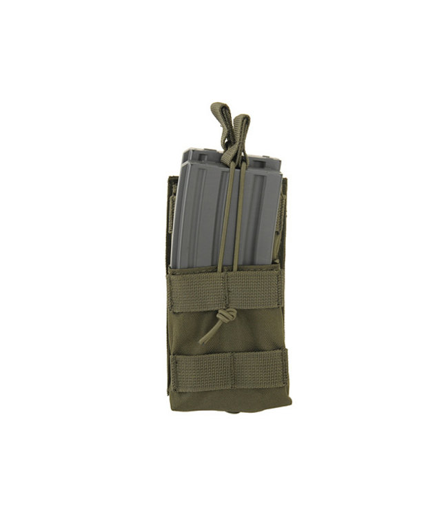Open top Single stack magazine pouch voor 5.56 - OD