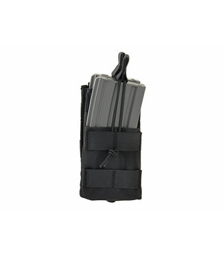 8Fields Open top Single stack magazine pouch for 5.56 - Black