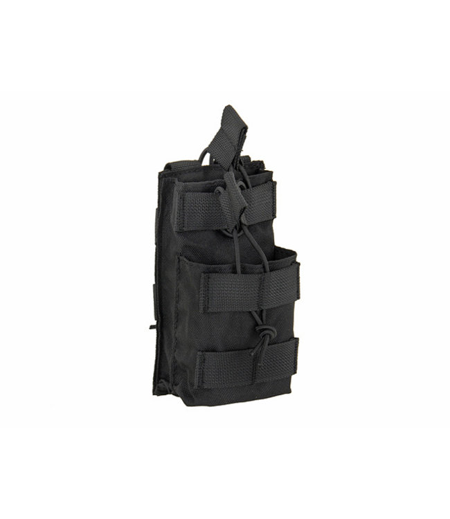 Open top Single stack magazine pouch voor 5.56 - Zwart