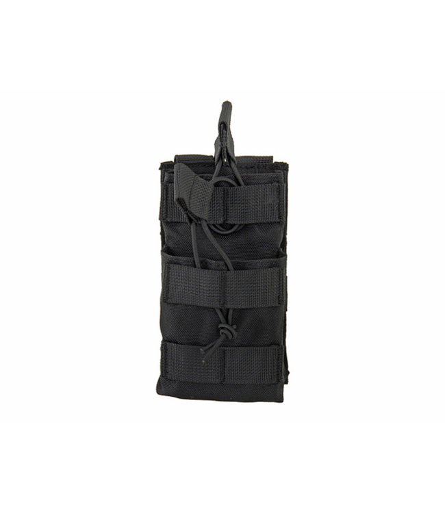 Open top Single stack magazine pouch voor 5.56 - Zwart