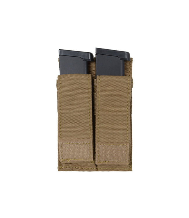 Double pistol magazine pouch - Tan