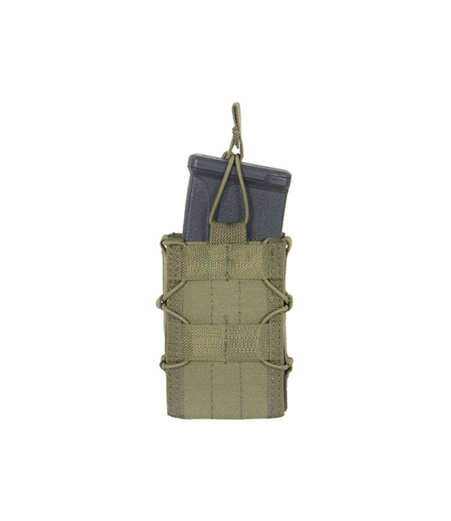 Single rifle magazine speed pouch voor 5.56 & 7.62 - OD
