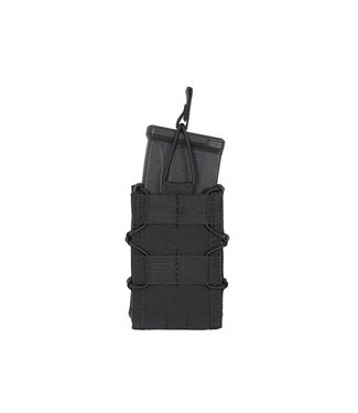 8Fields Single rifle magazine speed pouch voor 5.56 & 7.62 - Zwart