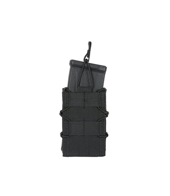 Single rifle magazine speed pouch for 5.56 & 7.62 - Black