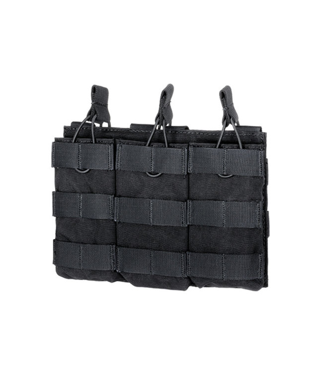 [Premium] Open top Triple magazine pouch for 5.56 - Black