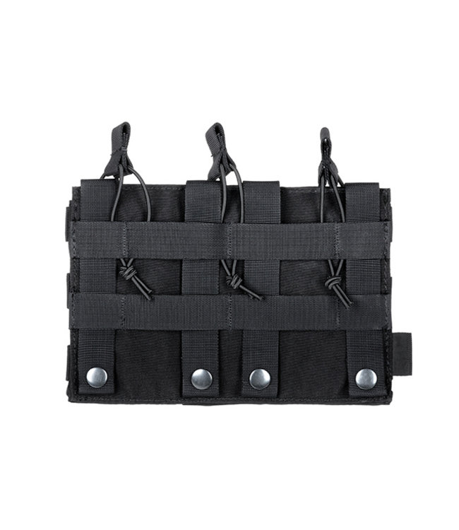[Premium] Open top Triple magazine pouch voor 5.56 - Zwart