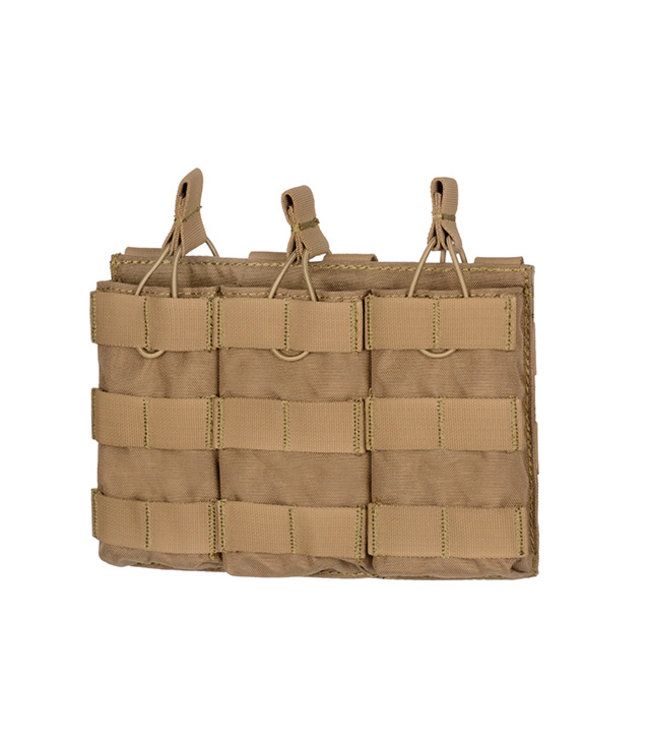 [Premium] Open top Triple magazine pouch for 5.56 -  Coyote brown