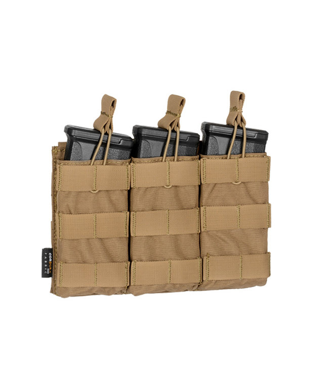 [Premium] Open top Triple magazine pouch for 5.56 -  Coyote brown