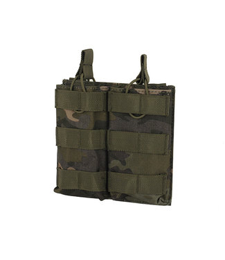 8Fields Open top Double magazine pouch voor 5.56 - Multicam tropic