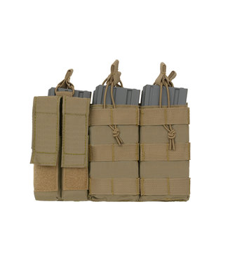 8Fields Front panel with Molle 5.56/Pistol Pouch voor Modular Plate Carrier - Coyote brown