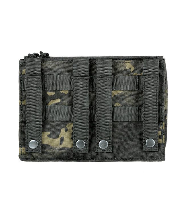 Front panel Molle met kangaroo Pouch voor Modular Plate Carrier - Multicam black