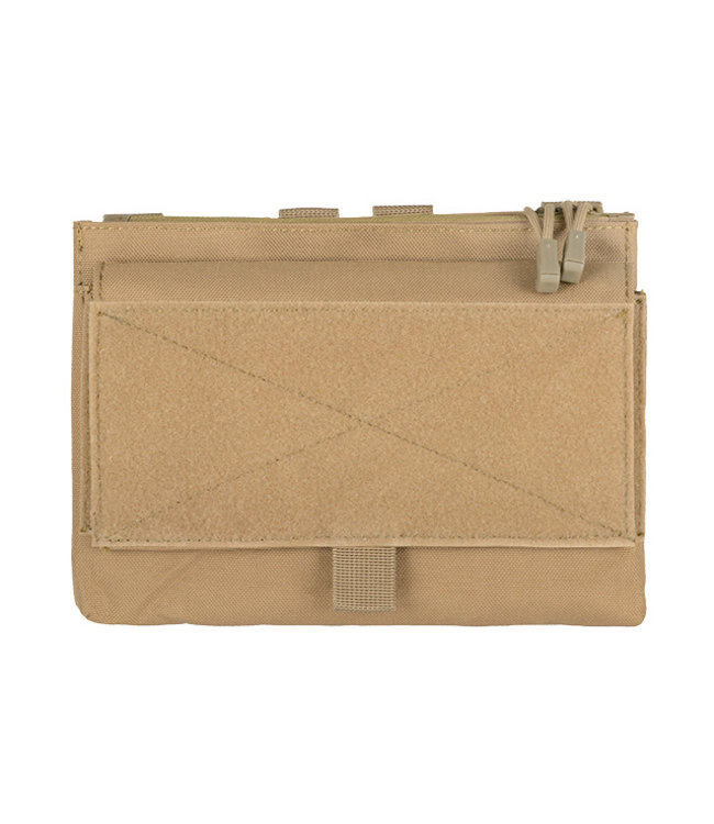 Front panel Molle with kangaroo Pouch for Modular Plate Carrier - Tan