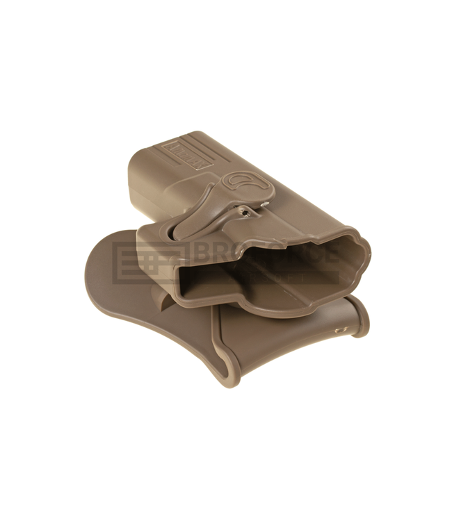 Paddle holster (belt) Glock 19, 23, 32 (left handed) - Dark earth