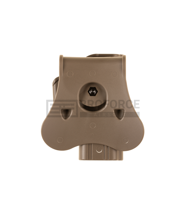 Paddle holster (belt) Glock 19, 23, 32 (linkshandig) - Dark earth