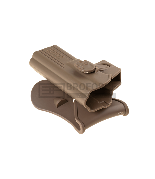 Paddle holster (belt) Glock 17, 22, 31 - Dark earth