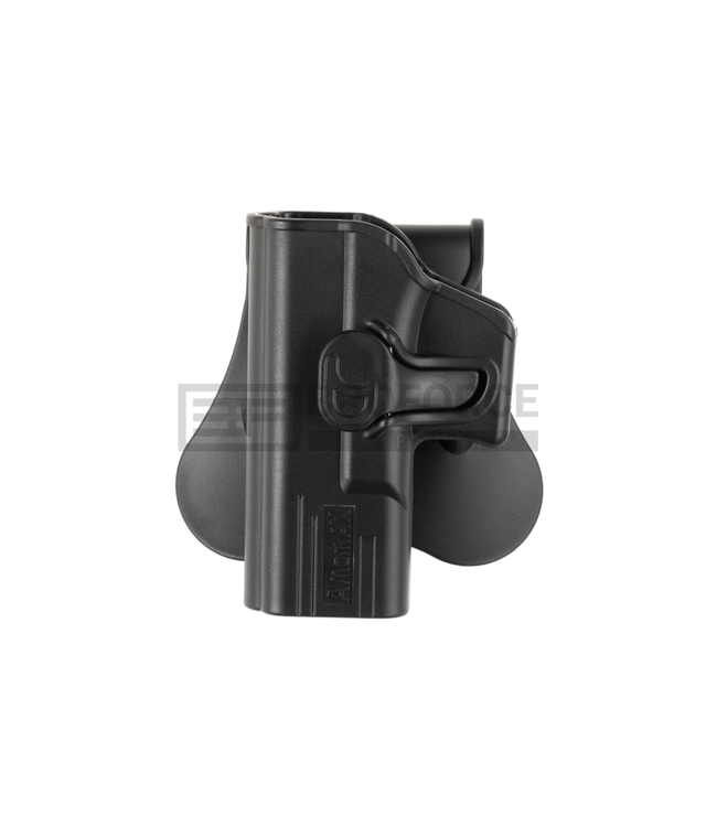 Paddle holster (belt) Glock 17, 19, 23, 32 (linkshandig) - Zwart
