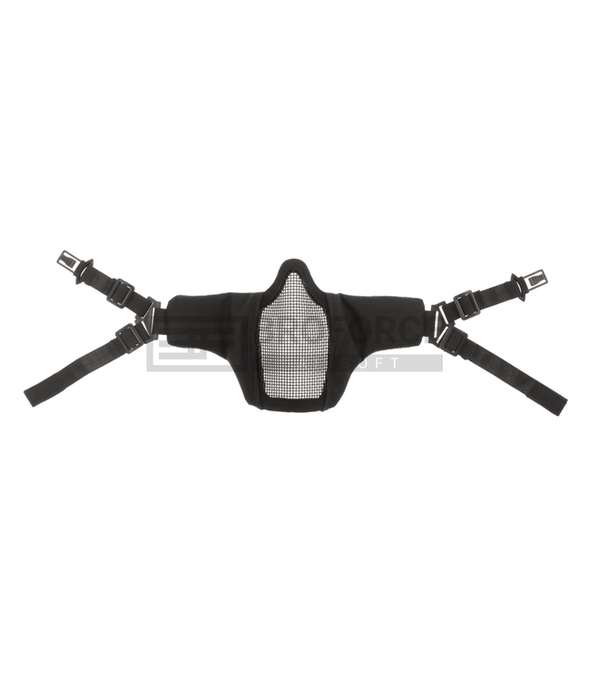 Mk.II Steel Half Face Mask FAST Version - Black