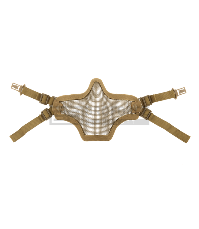Steel Half Face Mask FAST Version - Tan