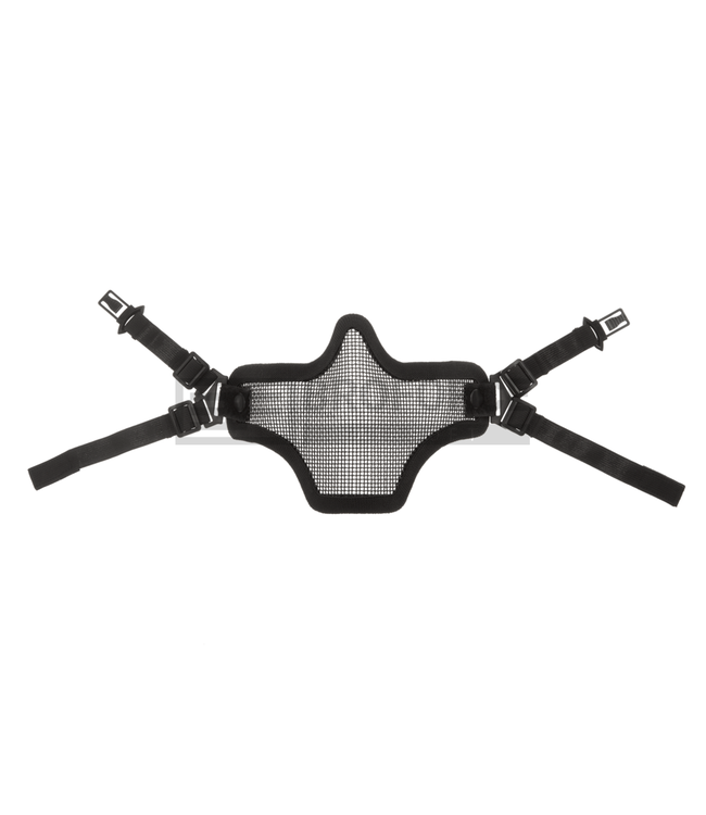 Steel Half Face Mask FAST Version - Zwart