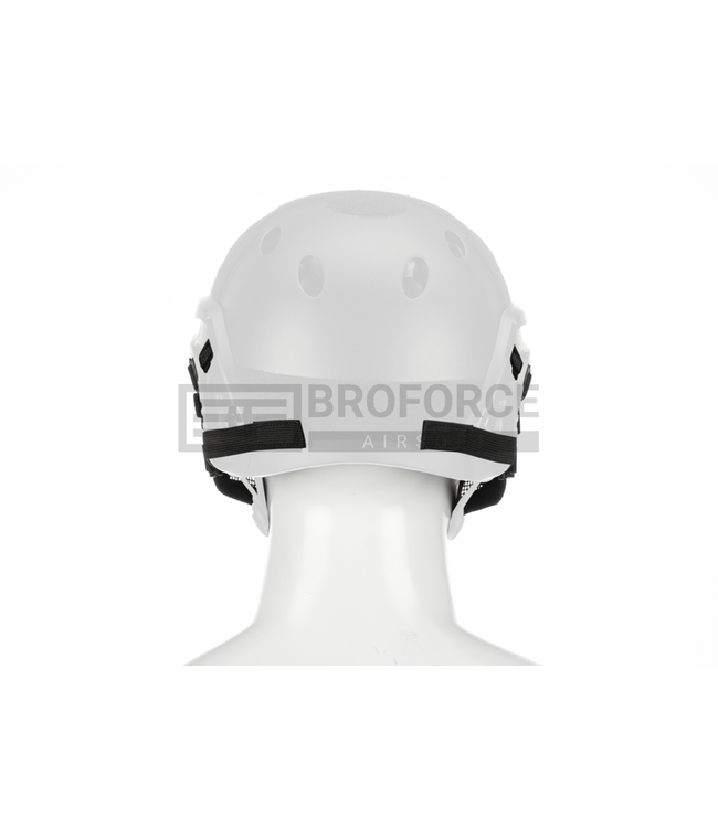 Steel Half Face Mask FAST Version - Zwart