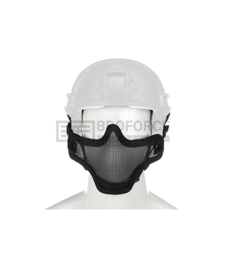 Invader Gear Steel Half Face Mask FAST Version - Black