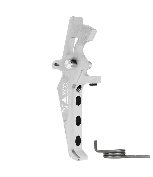 CNC Aluminum Advanced Speed Trigger Style E - Zilver