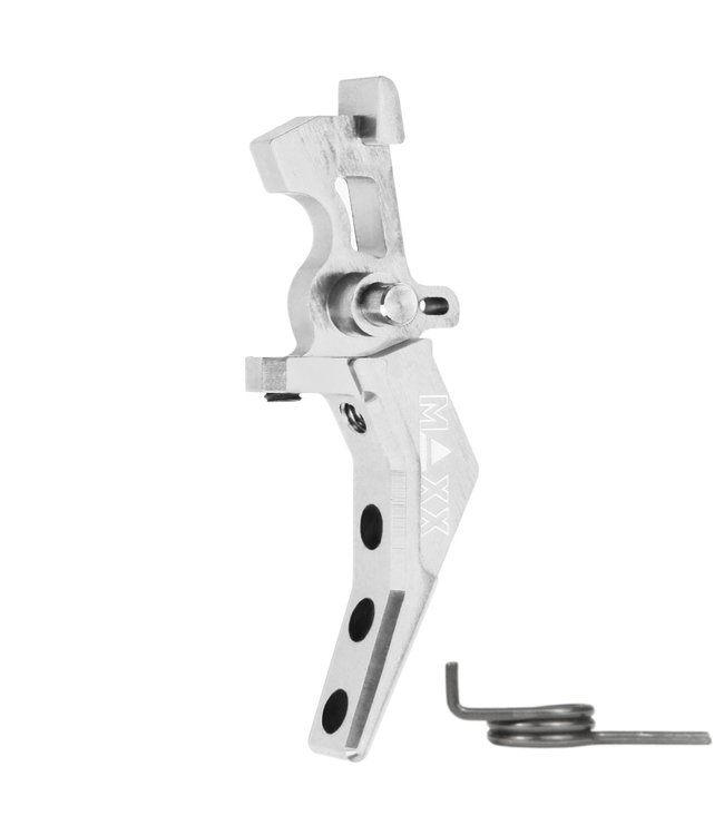 CNC Aluminum Advanced Speed Trigger Style B - Silver