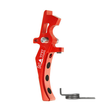 Maxx Model CNC Aluminum Advanced Speed Trigger Style D - Red