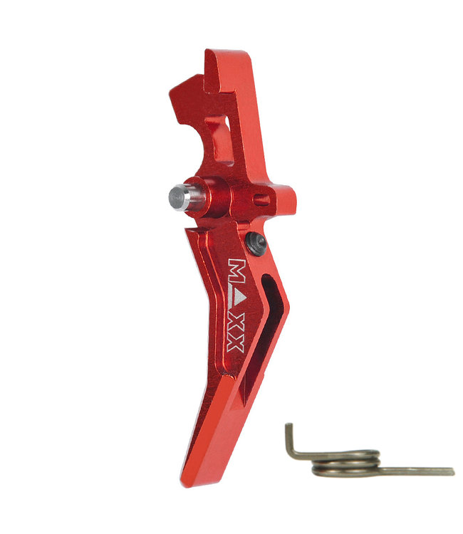 CNC Aluminum Advanced Trigger Style B - Rood