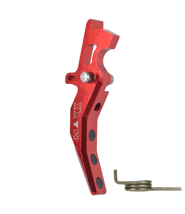 CNC Aluminum Advanced Trigger Style C - Rood