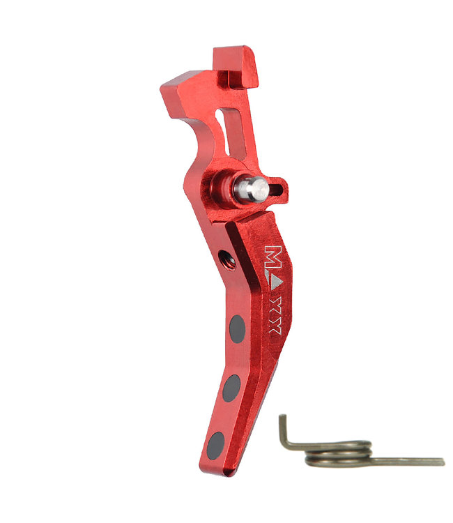 CNC Aluminum Advanced Trigger Style C - Rood