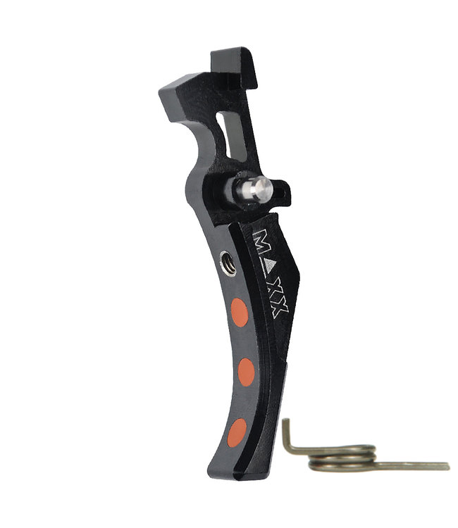 CNC Aluminum Advanced Trigger Style D - Zwart