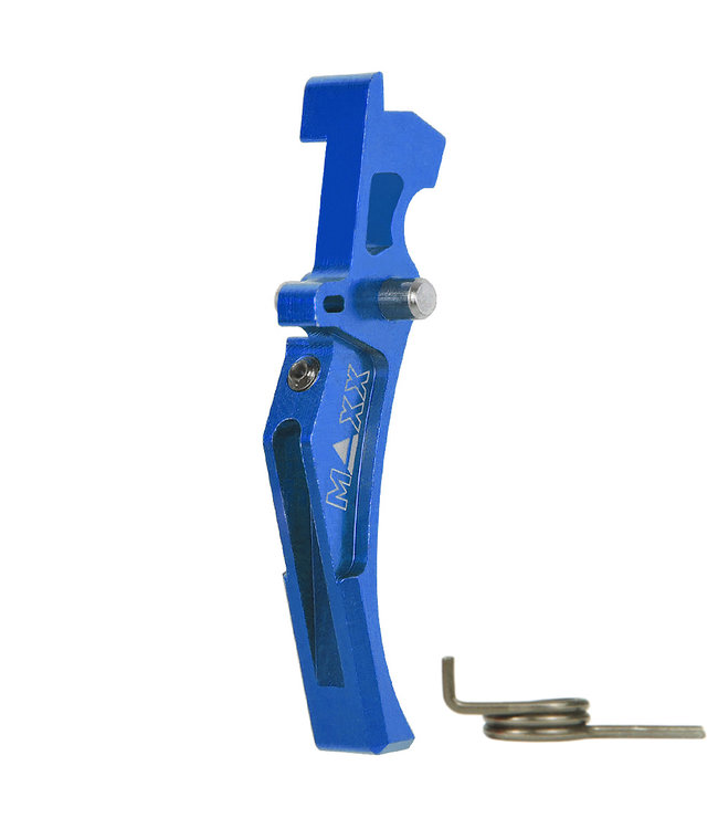 CNC Aluminum Advanced Trigger Style D - Blauw