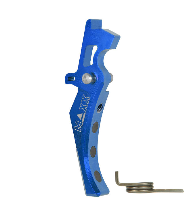 CNC Aluminum Advanced Trigger Style D - Blauw