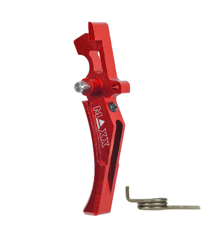CNC Aluminum Advanced Trigger Style D - Rood