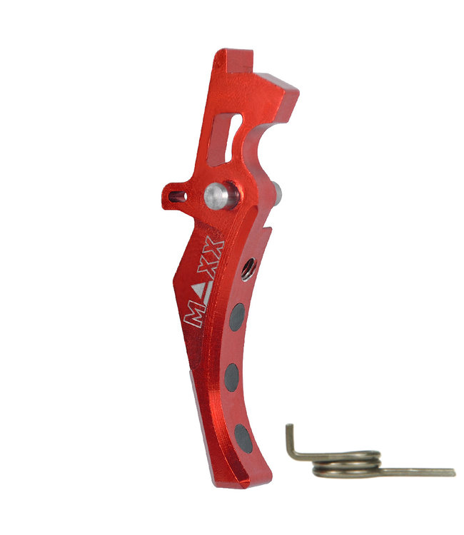 CNC Aluminum Advanced Trigger Style D - Rood