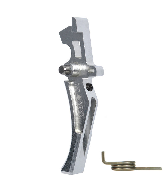 CNC Aluminum Advanced Trigger Style D - Silver